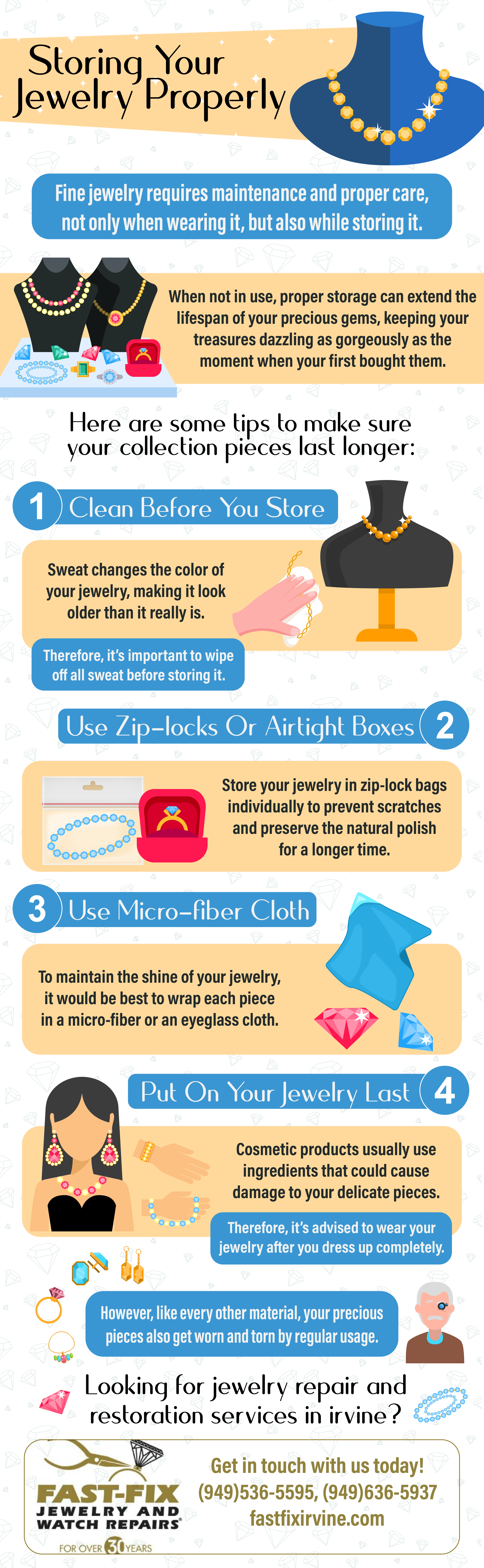 jewelry storing tips