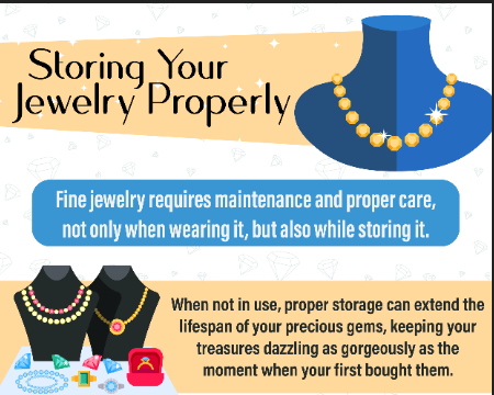 How to Store Your Jewelry Properly – Infograph
